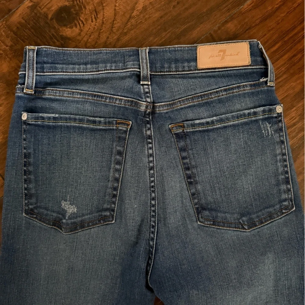 7 For All Mankind Luxe Vintage High Waist Ankle Skinny Jeans Size 26